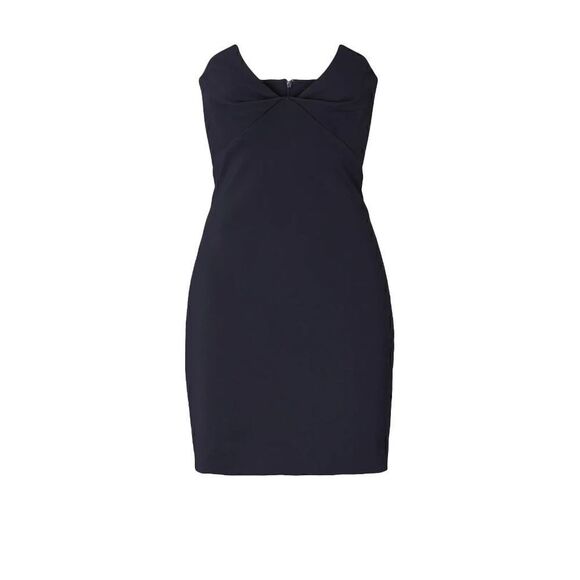 Cushnie Women's Navy‎ Blue Strapless Bustier Mini Dress Size 6 - Picture 4 of 9